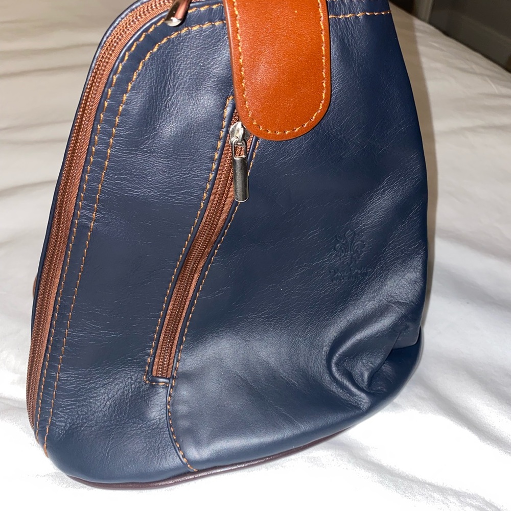 Italian blue cross body